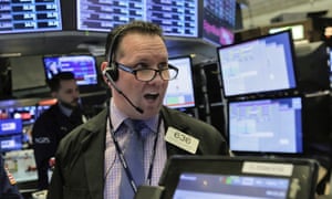 Trader at the NY stock exchange