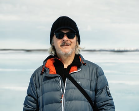 Damian Carrington at the Arctic.