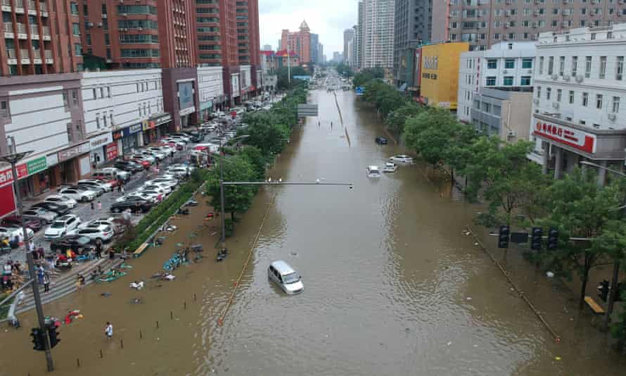 A year’s worth of rain fell in three days in Zhengzhou