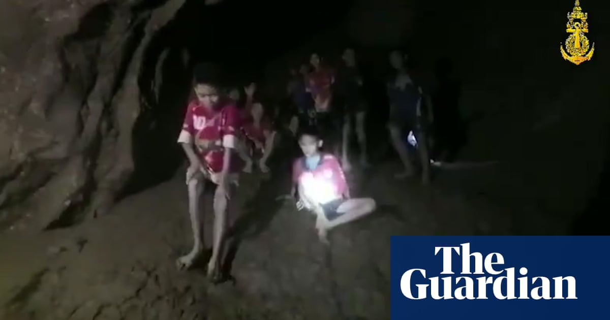 Rescuers find Thai boys who were trapped in cave for nine days – video