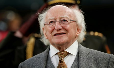 President of Ireland Michael D Higgins