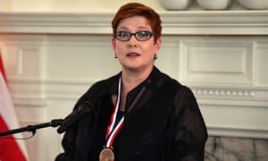 Minister for foreign affairs Marise Payne.