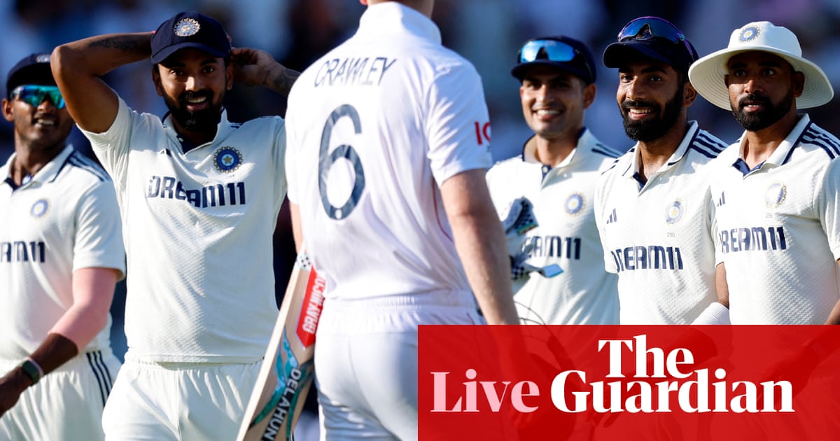 England v India: third men’s cricket Test, day three – live