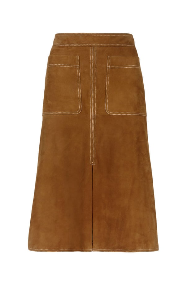 The M&S Autograph Suede A-Line Skirt