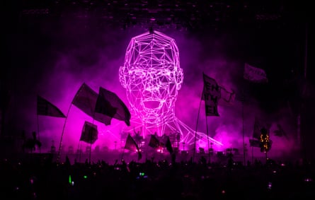 Chemical Brothers perform at Glastonbury festival 2019.