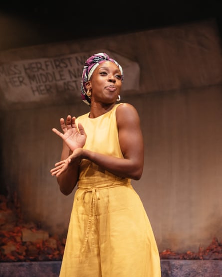Ronkẹ Adékoluẹjo in Lava at the Bush theatre.