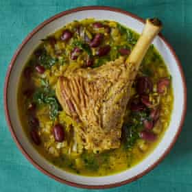 Spiced lamb shank stew from Berenjak, a Persian restaurant in Soho, London.