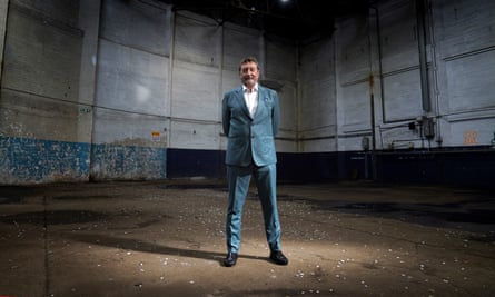 Steven Knight at the new studios: ‘We want to plant an industry in Birmingham, not land like a spaceship.’