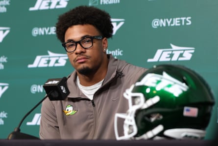 New York Jets first-round draft pick Kenyon Sadiq.