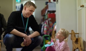 Inside the Aleksi day care centre in Helsinki, Finland.