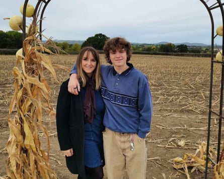 Harvey Owen, 17, who died in a car crash in north Wales with three of his friends in November 2023. Pictured alongside his mother, Crystal Owen (left).