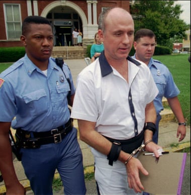 Convicted murderer Larry Lonchar in Jackson, Georgia, 1995.
