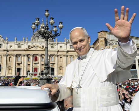 Pope says 'world is being ravaged by a handful of tyrants' amid feud with Trump's White House | Pope Leo XIV | The Guardian