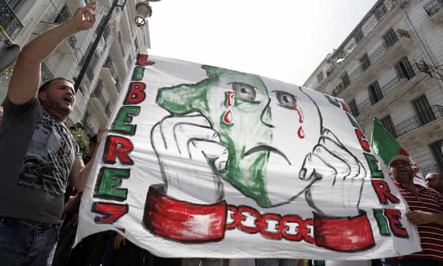 ‘Free Algeria’ banner