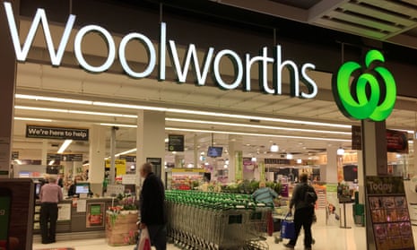 Entrance to a Woolworths store