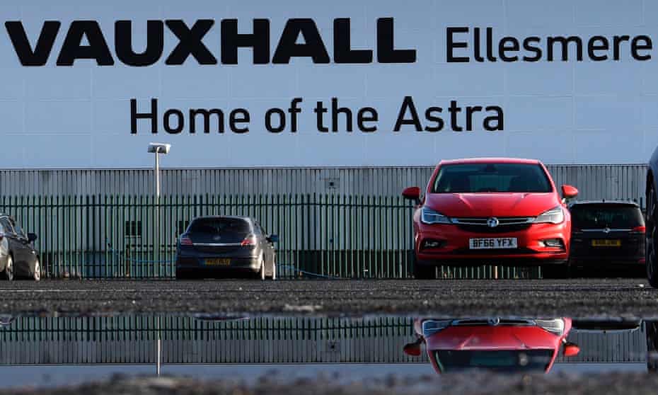The Vauxhall plant in Ellesmere Port