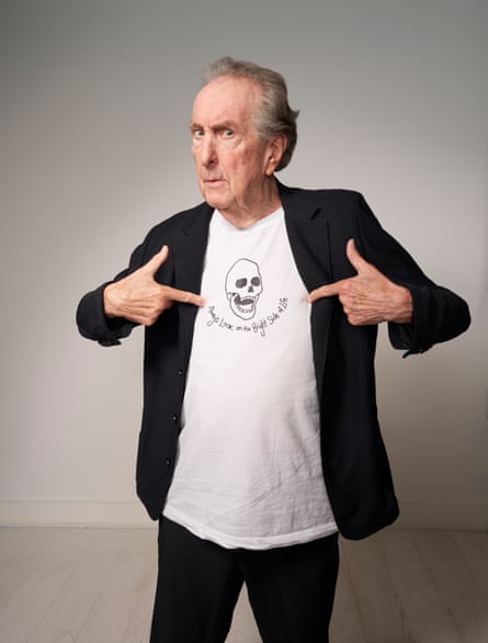 Guardian G2cover shoot - Eric Idle, new one man tour called - Look on the Bright side of Life in the UK.