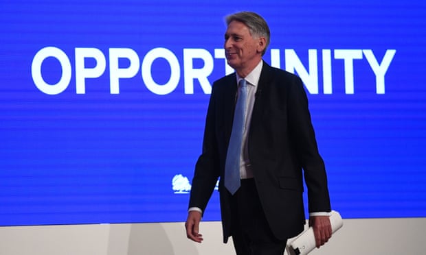 Philip Hammond at the Conservative party conference