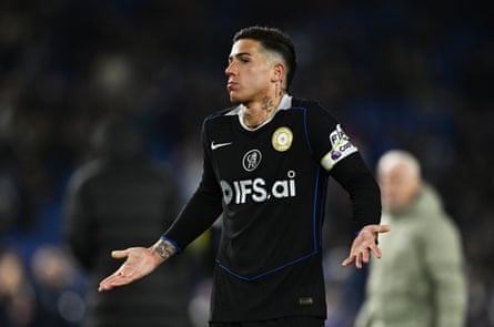 Enzo Fernández against Brighton