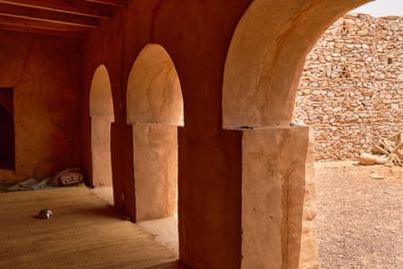 Arched doorways of the library.