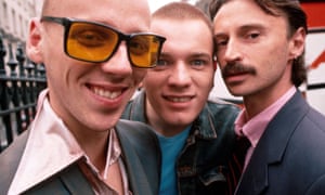 Ewen Bremner, Ewan McGregor and Robert Carlyle in 1995’s Trainspotting.