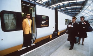 Eurostar staff at Waterloo.