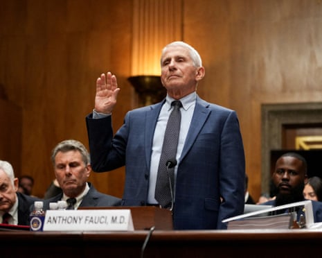 Anthony Fauci appears before Senate panel under subpoena in 29 July.