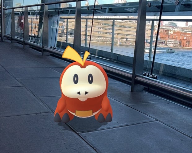 Pokémon Fuecoco at Blackfriars station