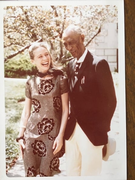 Carolyn Allport and Pierce in 1974.