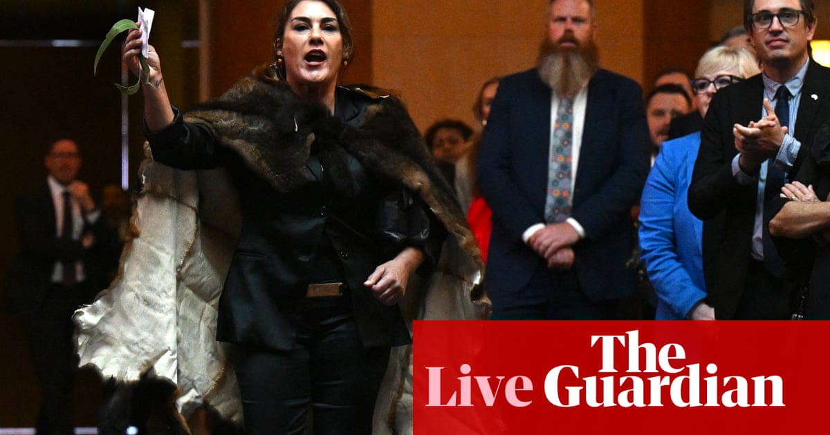 Australia news live: King Charles in Canberra on royal visit; Lidia Thorpe says she intended to hand king ‘a notice of complicity in genocide’ Australia news live: King Charles in Canberra on royal visit; Lidia Thorpe says she intended to hand king ‘a notice of complicity in genocide’