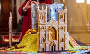 A chocolate York Minster at York Chocolate Festival
