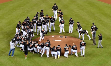 Marlins homer off opening at-bat in first game after José