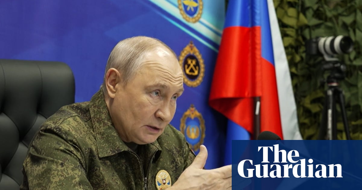 Ukraine war briefing: Russia building non-negotiable ‘security zone’ inside Ukrainian border, Putin declares