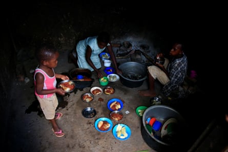 A family meal in Kasawo village, Mukono district