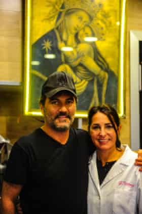 Antonio Vitozzi et sa femme.
