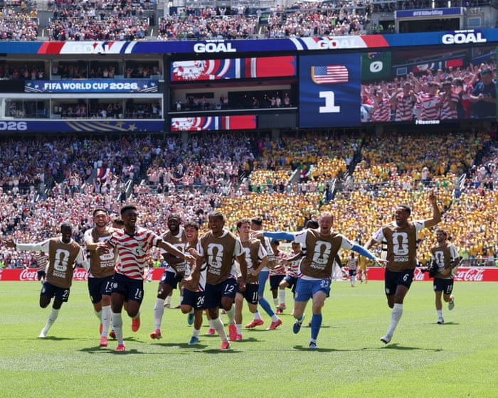 USA surge into World Cup knockout stage after dominant victory over Socceroos