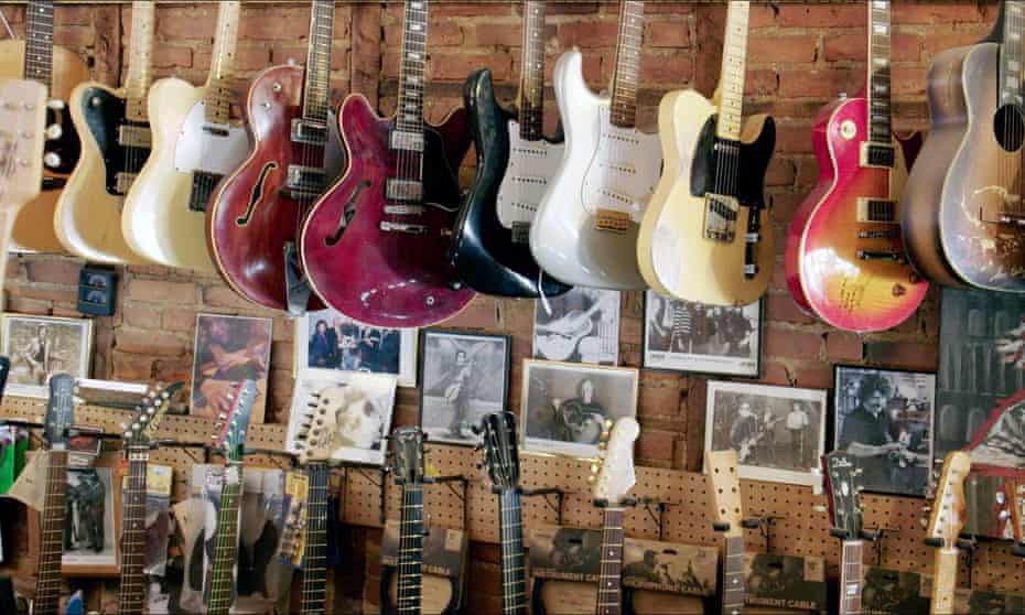 Carmine Street Guitars: tuning up with New York&#39;s finest plank-spankers |  Music documentary | The Guardian