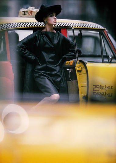 Antonia and Yellow Taxi, New York, 1962, by William Klein.