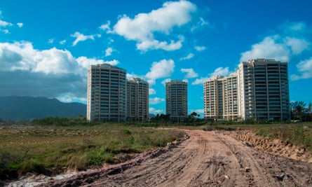 High-rise buildings in the Marapendi area of Rio, which will be home to a golf area for the Games.