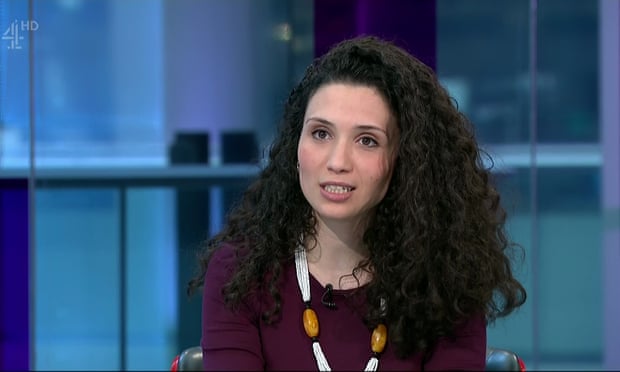Malia Bouattia, president-elect of the National Union of Students, on Channel 4 News.