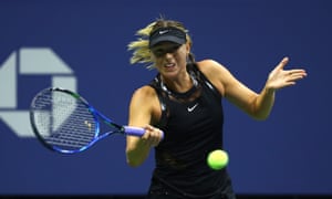 Maria Sharapova Beats Simona Halep In Us Open First Round As It Happened Sport The Guardian