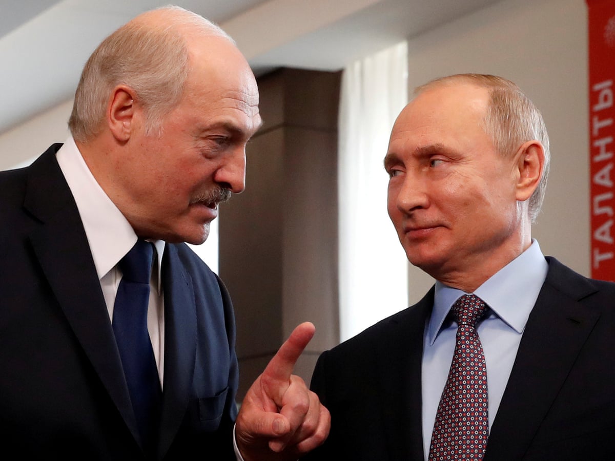 Belarus protests: Putin ready to send Lukashenko military support | Belarus  | The Guardian