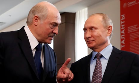Alexander Lukashenko and Vladimir Putin in 2019