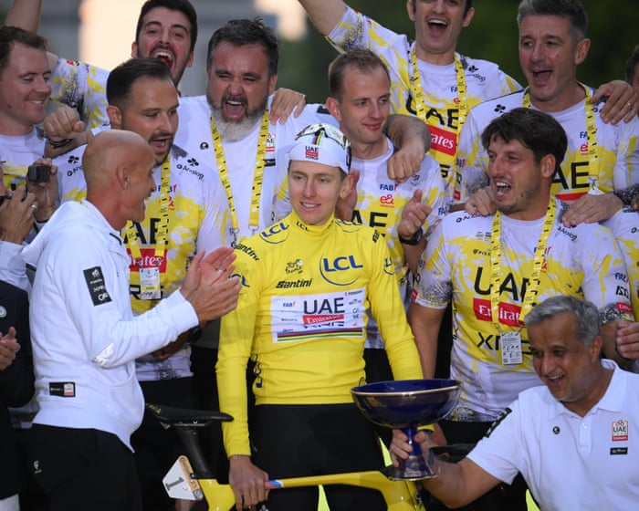 ‘Enjoy this moment’: Pogacar fights off fatigue to savour Tour de France glory