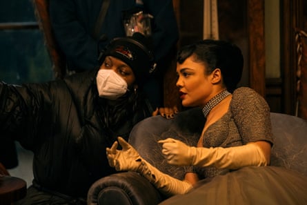 ‘There’s no big speech about being a strong black woman in a crazy time’ ... DaCosta directing Thompson as Hedda.