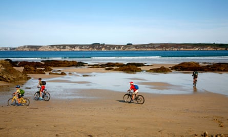 Goulien beach, Morgat, Crozon peninsula, Brittany, France