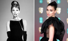 Audrey Hepburn in Breakfast at Tiffany's who is set to be played by Rooney Mara.