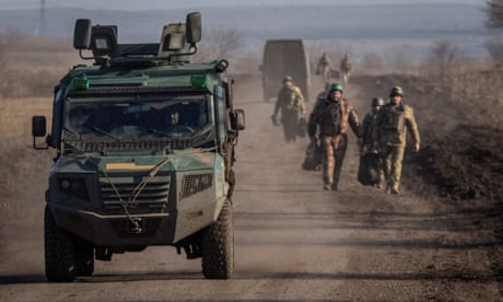 Ukraine pushes for more heavy armour as it announces Soledar retreat