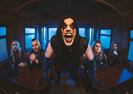 ‘Diabolical smile’ … Johannes Eckerström, centre, with Avatar