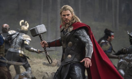 Chris Hemsworth plays Thor in the Marvel Cinematic Universe.